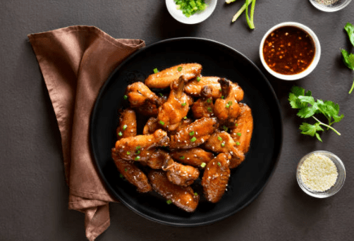 Braised chinese chicken wings